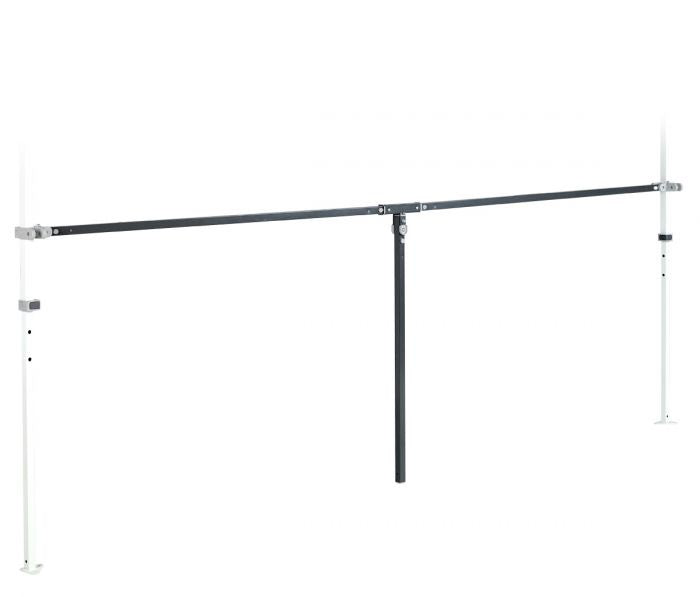 Railskirt, 12'(3.7m) Hardware, Stl, Gray