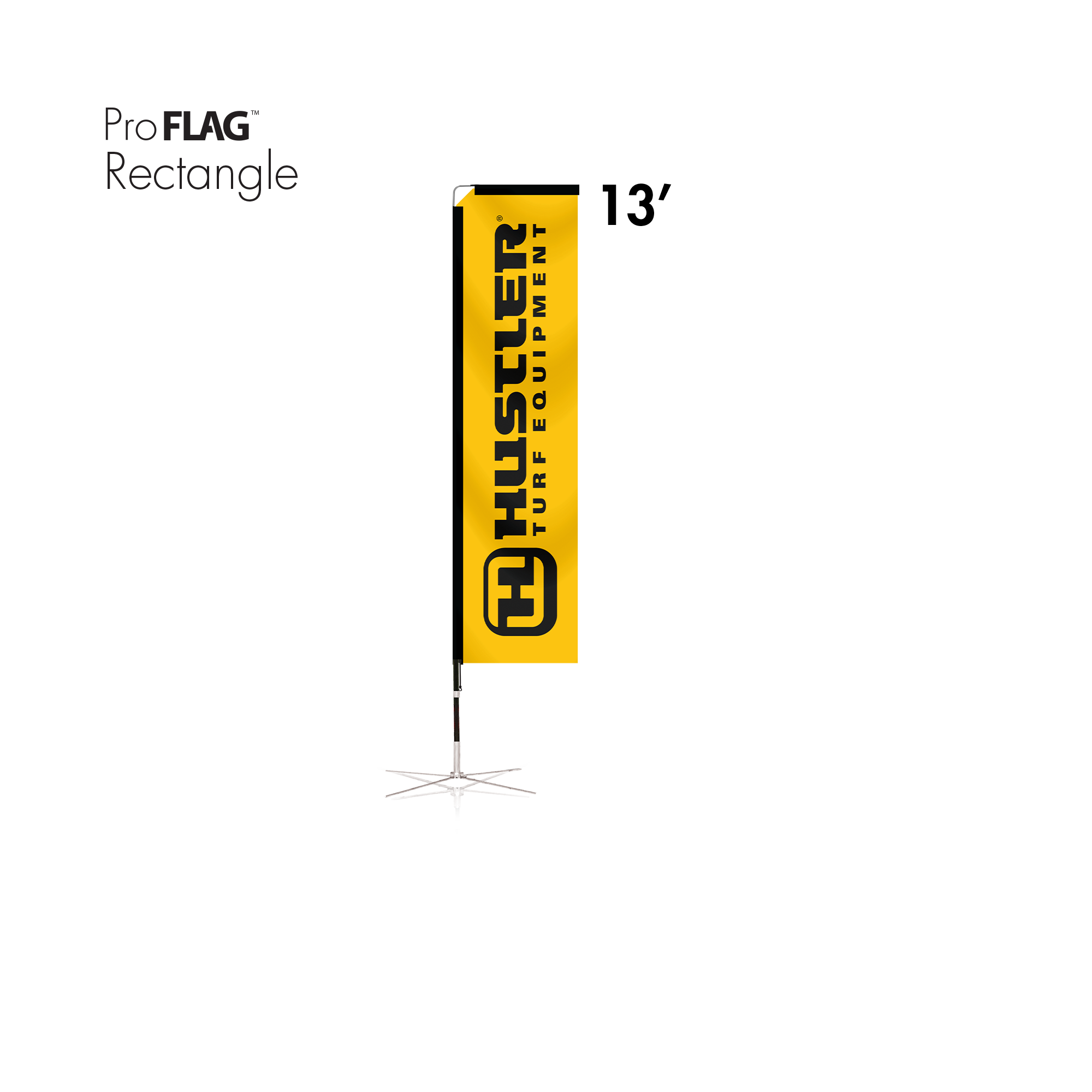 Proflag Rectangle Flag - Publicité Vision-Air